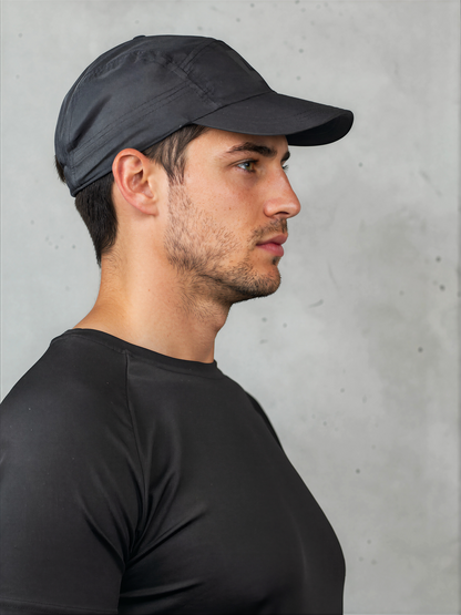 LFA Men's Micro Active Cap | Five-Panel | Black