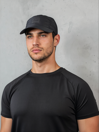 LFA Men's Micro Active Cap | Five-Panel | Black