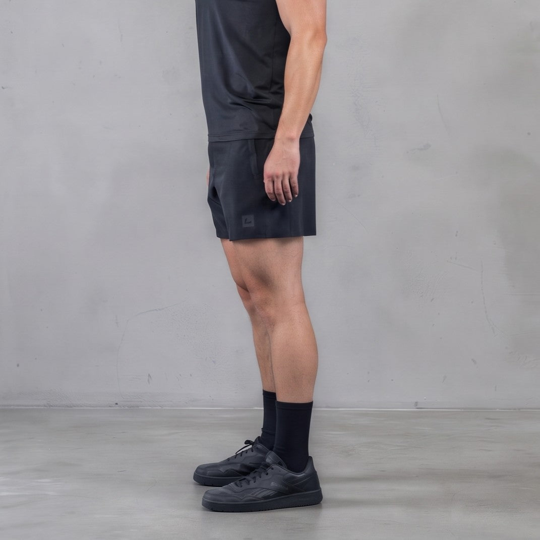 LFA Men's 6-Inch Technical Gym Shorts | 4-Way Stretch | Black