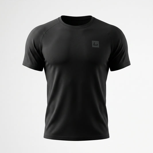 LFA Men's Technical Gym Tee | Form-Frame Fit | Black