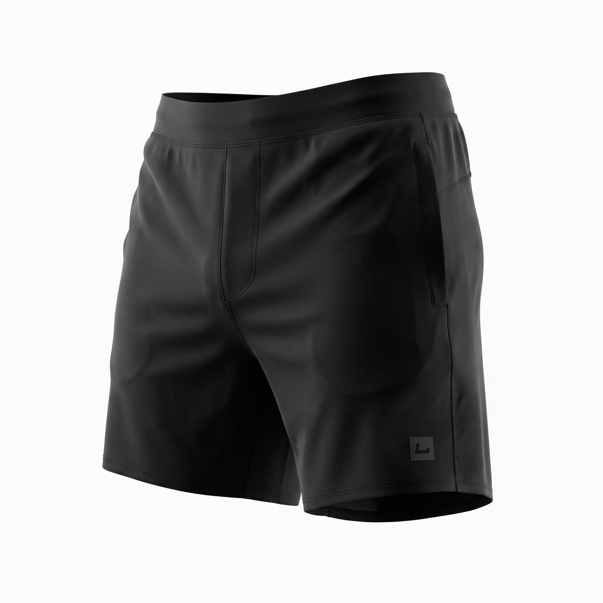 LFA Men's 6-Inch Technical Gym Shorts | 4-Way Stretch | Black