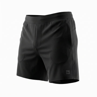 LFA Men's 6-Inch Technical Gym Shorts | 4-Way Stretch | Black