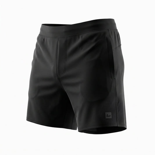 LFA Men's 6-Inch Technical Gym Shorts | 4-Way Stretch | Black