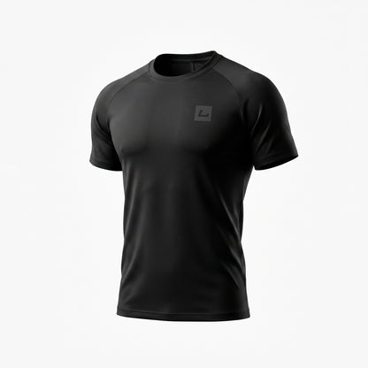 LFA Men's Technical Gym Tee | Form-Frame Fit | Black