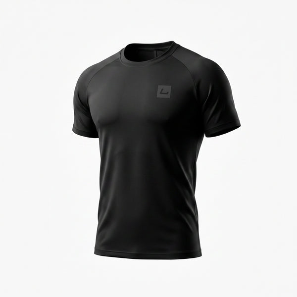 LFA Men's Technical Gym Tee | Form-Frame Fit | Black