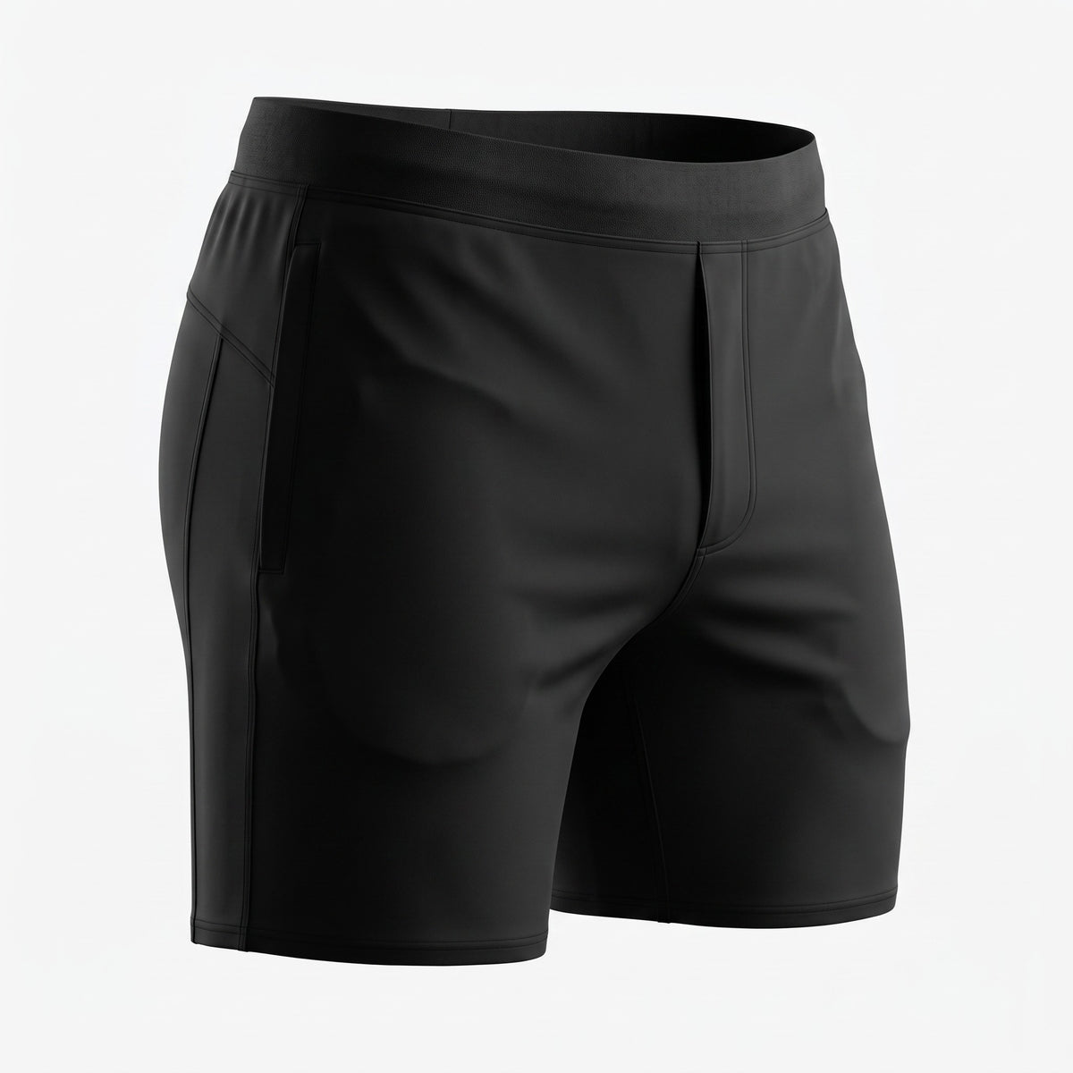 LFA Men's 6-Inch Technical Gym Shorts | 4-Way Stretch | Black