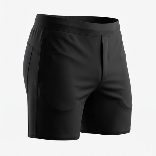 LFA Men's 6-Inch Technical Gym Shorts | 4-Way Stretch | Black